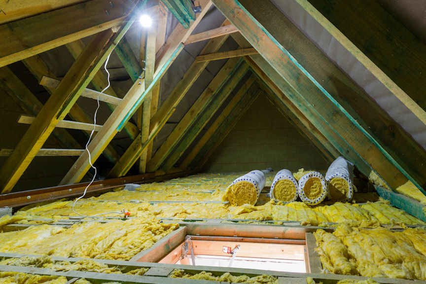 Installing Loft Insulation in the UK
